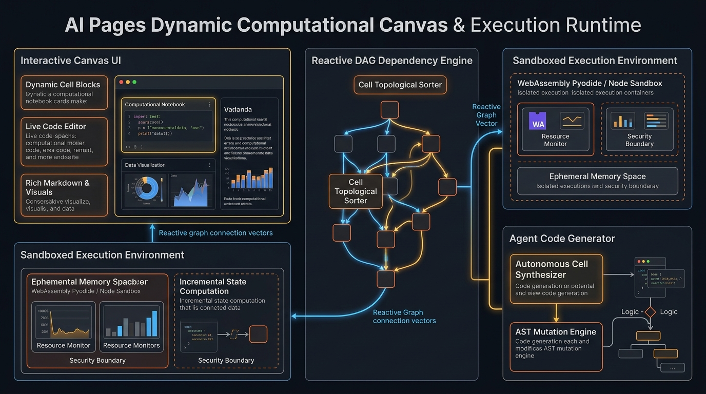 Pages Dynamic Canvas Architecture Flow