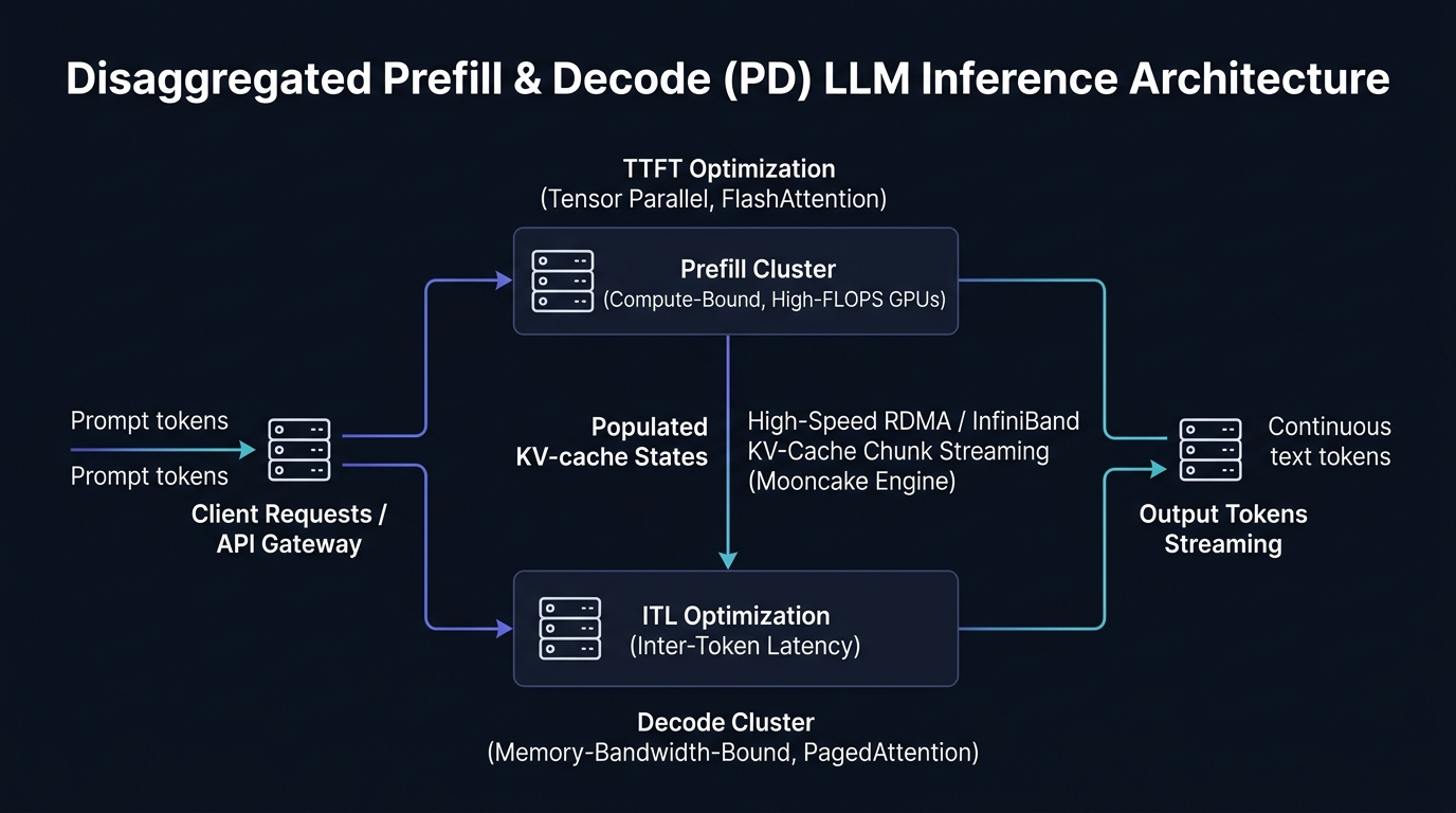 Disaggregated Serving Architecture Flow