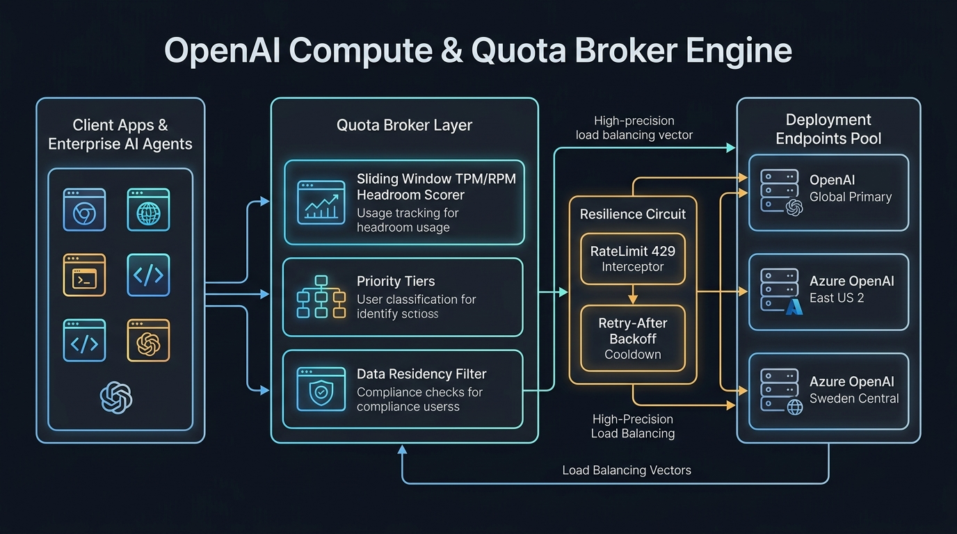 OpenAI Compute and Quota Broker Architecture