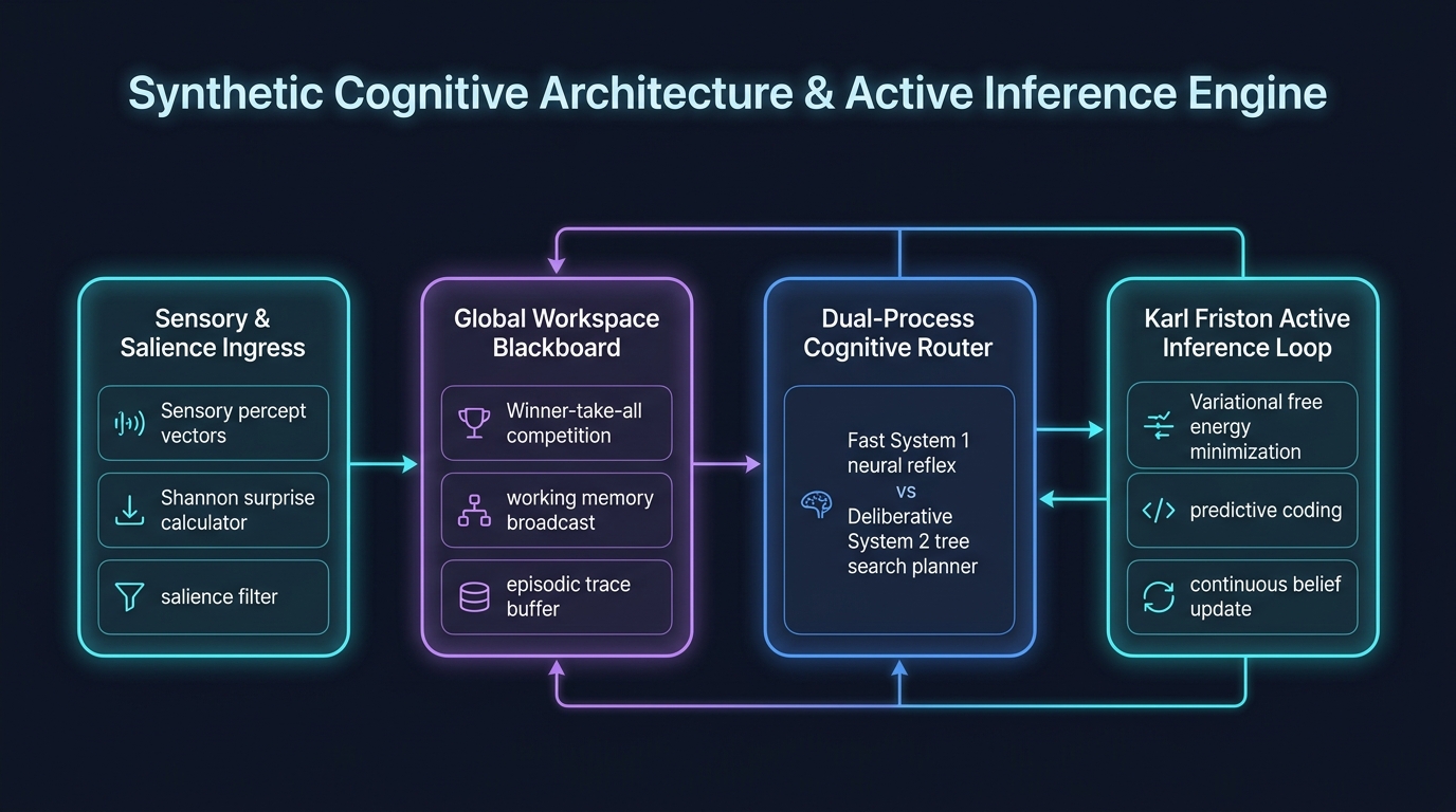 Synthetic Cognitive Architecture Studio Architecture Diagram